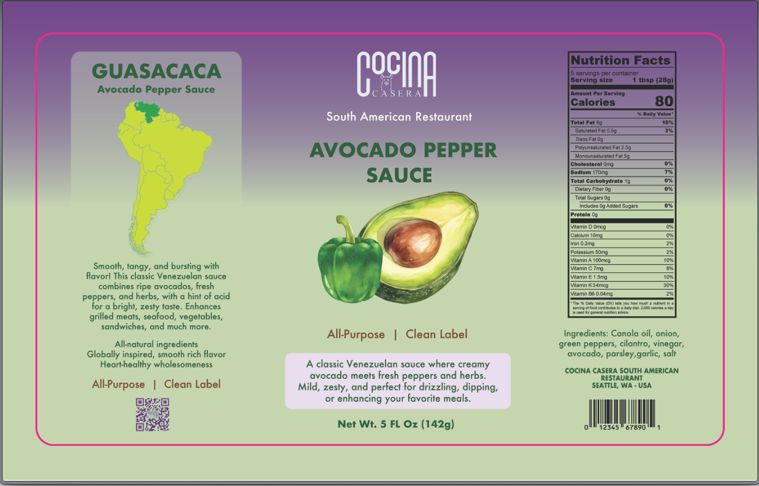 Avocado Pepper Sauce